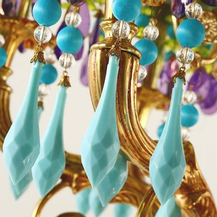 ChandelierDecor - French Rococo Peacock Floor Lamp - Elegant Lighting