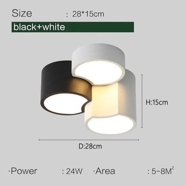 ChandelierDecor - Geometric Ceiling Light for Bedroom