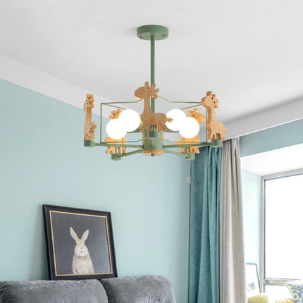 ChandelierDecor - Giraffe Ceiling Light - Kids Nursery lighting