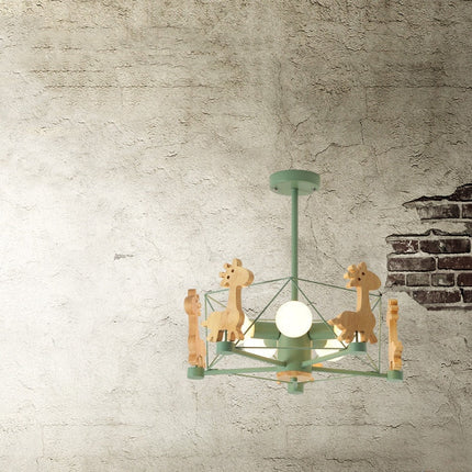 ChandelierDecor - Giraffe Ceiling Light - Kids Nursery lighting