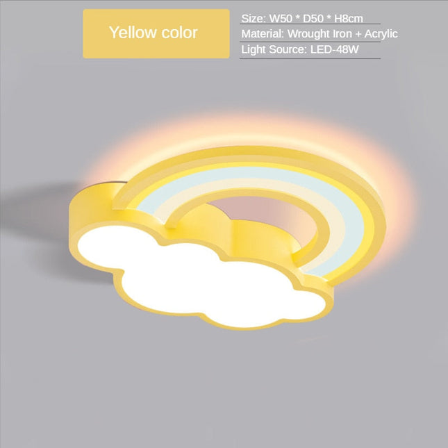 ChandelierDecor - Girls Cloud Rainbow Ceiling Light | Kids Room Decor Lights