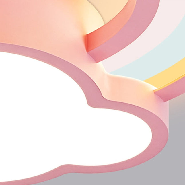 ChandelierDecor - Girls Cloud Rainbow Ceiling Light | Kids Room Decor Lights
