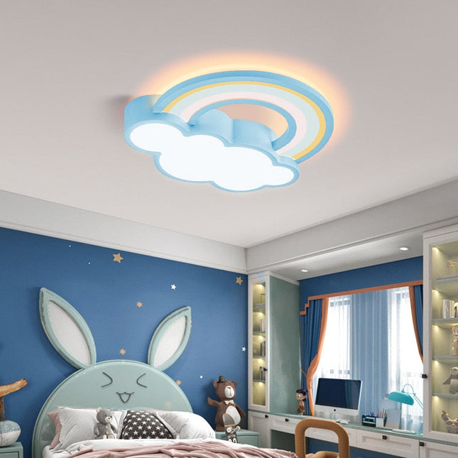 ChandelierDecor - Girls Cloud Rainbow Ceiling Light | Kids Room Decor Lights
