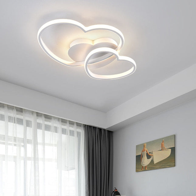 ChandelierDecor - Girls Love Hearts Ceiling Light | Kids Room Decor Lights