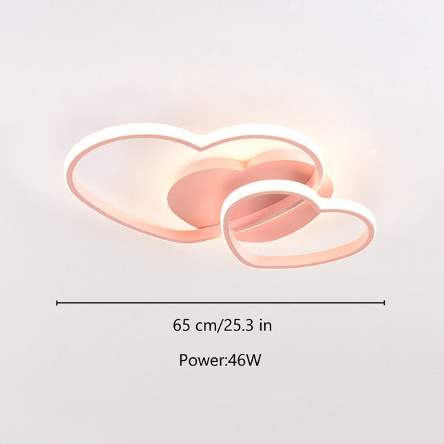 ChandelierDecor - Girls Love Hearts Ceiling Light | Kids Room Decor Lights