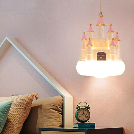 ChandelierDecor - Girls Room Creative Castle Pendant Lamp Chandelier