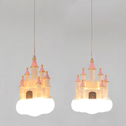 ChandelierDecor - Girls Room Creative Castle Pendant Lamp Chandelier
