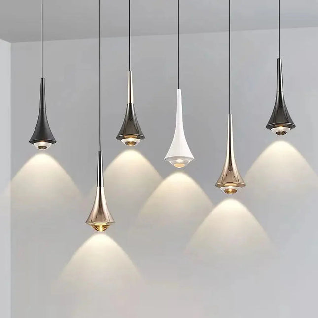 ChandelierDecor - Glass Aluminum LED Pendant Dining Room Ceiling Light
