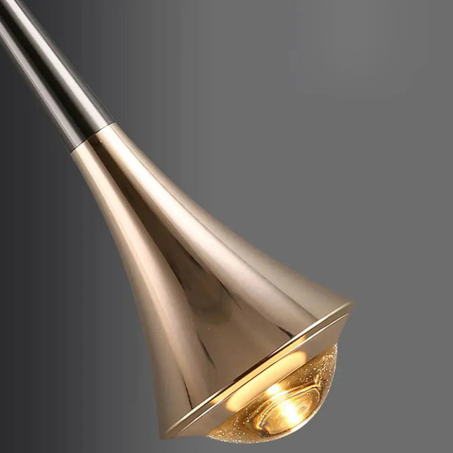 ChandelierDecor - Glass Aluminum LED Pendant Dining Room Ceiling Light