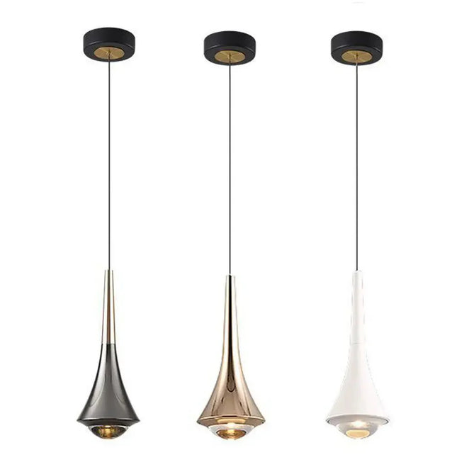 ChandelierDecor - Glass Aluminum LED Pendant Dining Room Ceiling Light