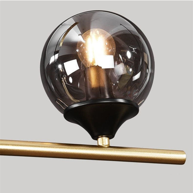 ChandelierDecor - Glass Ball Chandelier: Elegant Lighting for Kitchen