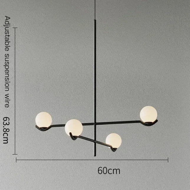 ChandelierDecor - Glass Ball Hanging Light: Stylish Lighting Solution