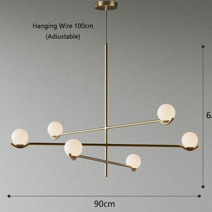 ChandelierDecor - Glass Ball Hanging Light: Stylish Lighting Solution