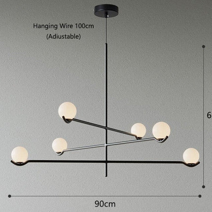 ChandelierDecor - Glass Ball Hanging Light: Stylish Lighting Solution