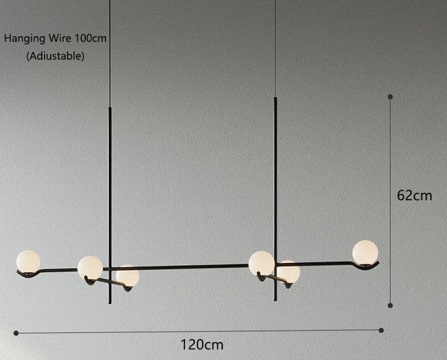 ChandelierDecor - Glass Ball Hanging Light: Stylish Lighting Solution