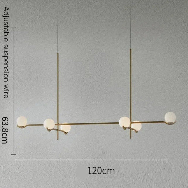 ChandelierDecor - Glass Ball Hanging Light: Stylish Lighting Solution