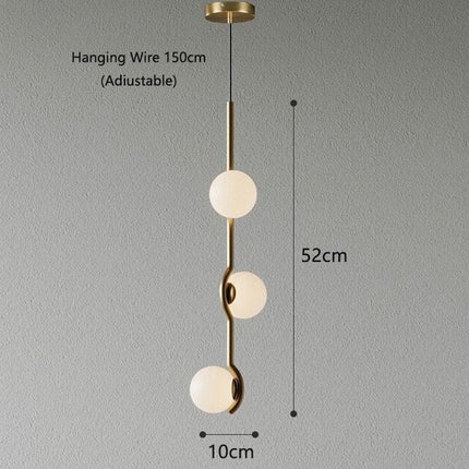 ChandelierDecor - Glass Ball Hanging Light: Stylish Lighting Solution