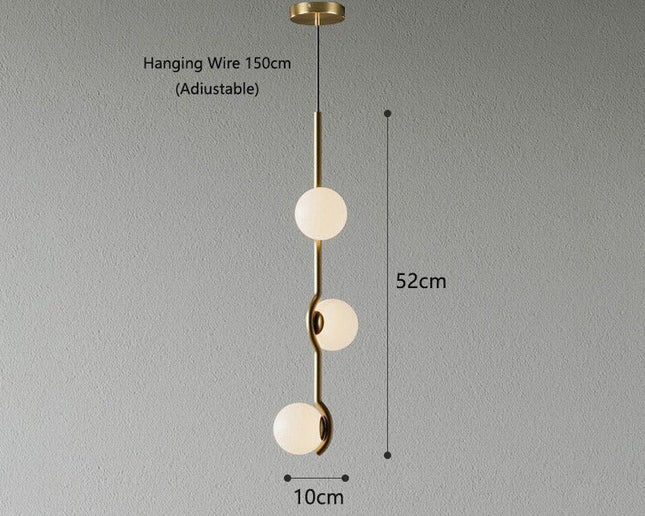 ChandelierDecor - Glass Ball Hanging Light: Stylish Lighting Solution