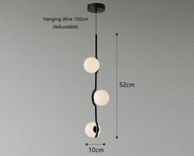 ChandelierDecor - Glass Ball Hanging Light: Stylish Lighting Solution