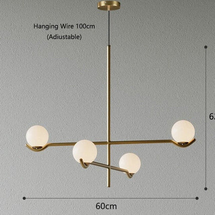 ChandelierDecor - Glass Ball Hanging Light: Stylish Lighting Solution