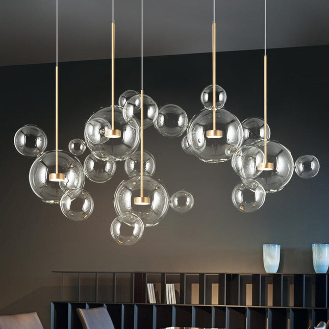 ChandelierDecor - Glass Ball Pendant Lights: Exquisite Illumination Options