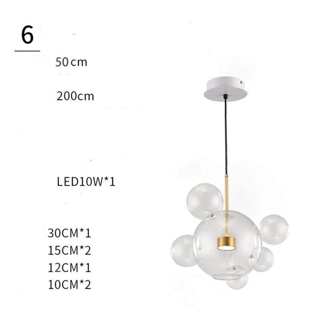 ChandelierDecor - Glass Ball Pendant Lights: Exquisite Illumination Options