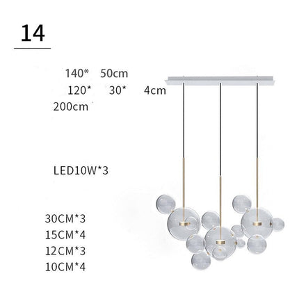 ChandelierDecor - Glass Ball Pendant Lights: Exquisite Illumination Options