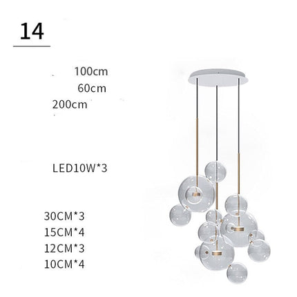 ChandelierDecor - Glass Ball Pendant Lights: Exquisite Illumination Options