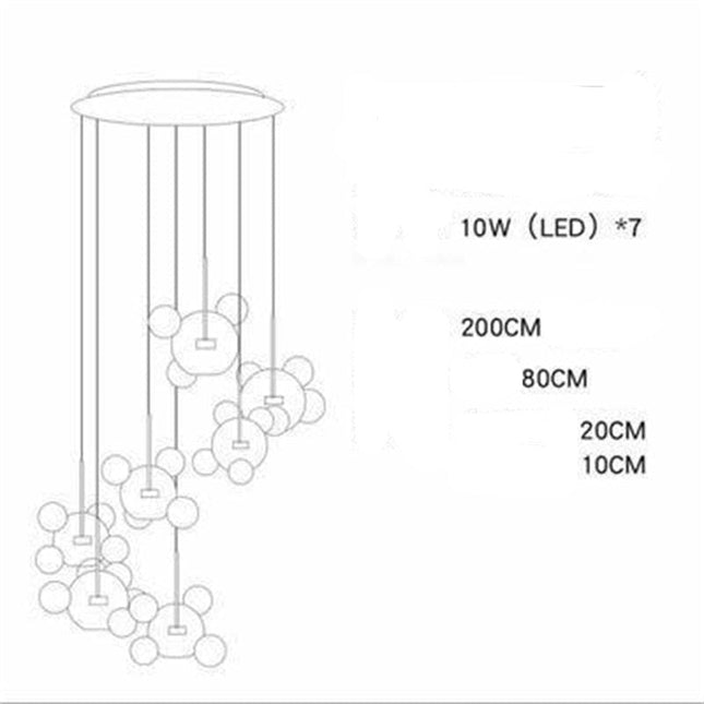 ChandelierDecor - Glass Ball Pendant Lights: Exquisite Illumination Options