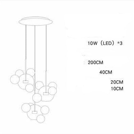 ChandelierDecor - Glass Ball Pendant Lights: Exquisite Illumination Options