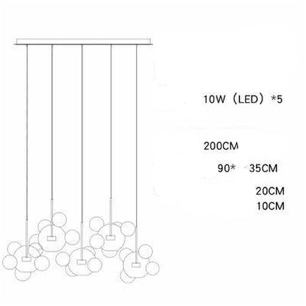 ChandelierDecor - Glass Ball Pendant Lights: Exquisite Illumination Options