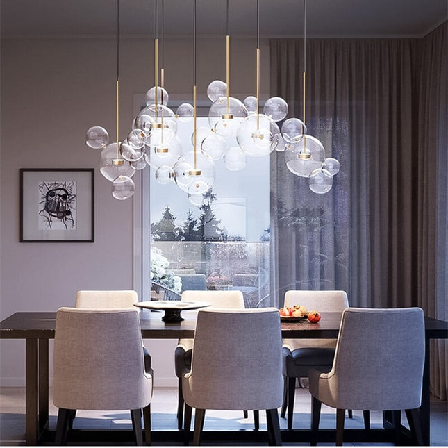 ChandelierDecor - Glass Ball Pendant Lights: Exquisite Illumination Options