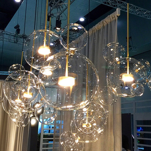 ChandelierDecor - Glass Ball Pendant Lights: Exquisite Illumination Options