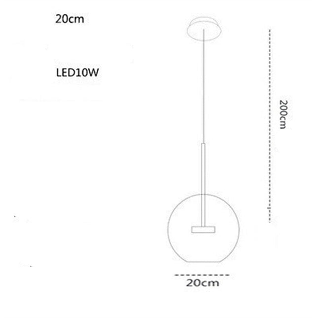 ChandelierDecor - Glass Ball Pendant Lights: Exquisite Illumination Options