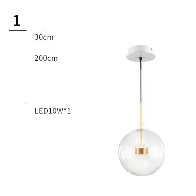 ChandelierDecor - Glass Ball Pendant Lights: Exquisite Illumination Options
