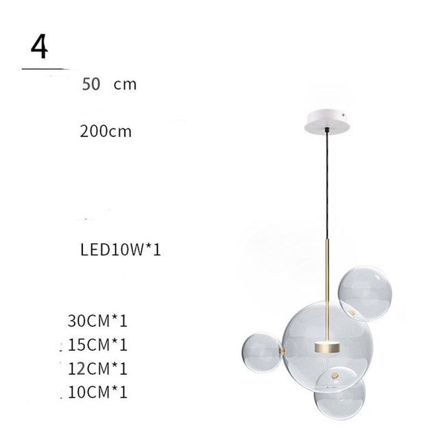ChandelierDecor - Glass Ball Pendant Lights: Exquisite Illumination Options
