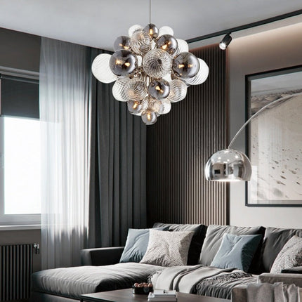 ChandelierDecor - Glass Balls Chandelier: Exquisite Lighting Fixture