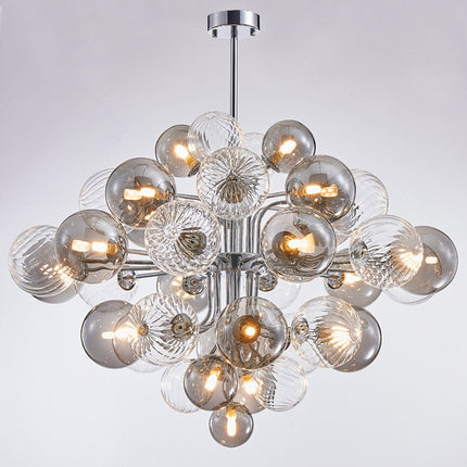 ChandelierDecor - Glass Balls Chandelier: Exquisite Lighting Fixture