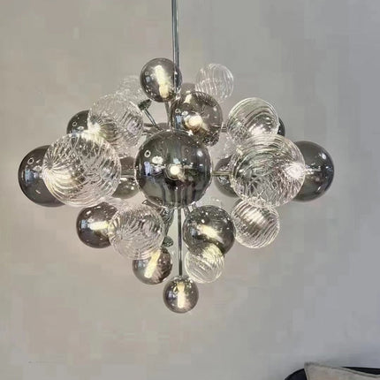 ChandelierDecor - Glass Balls Chandelier: Exquisite Lighting Fixture