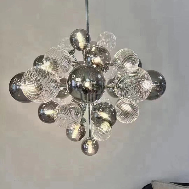 ChandelierDecor - Glass Balls Chandelier: Exquisite Lighting Fixture