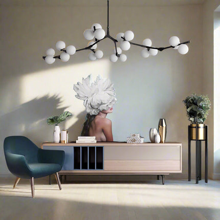 ChandelierDecor - Glass Balls Chandelier - Handcrafted Beauty and Elegance