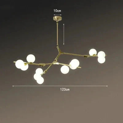 ChandelierDecor - Glass Balls Chandelier - Handcrafted Beauty and Elegance