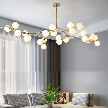 ChandelierDecor - Glass Balls Chandelier - Handcrafted Beauty and Elegance