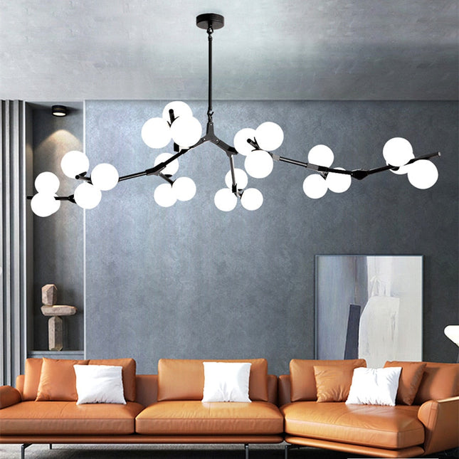ChandelierDecor - Glass Balls Chandelier - Handcrafted Beauty and Elegance
