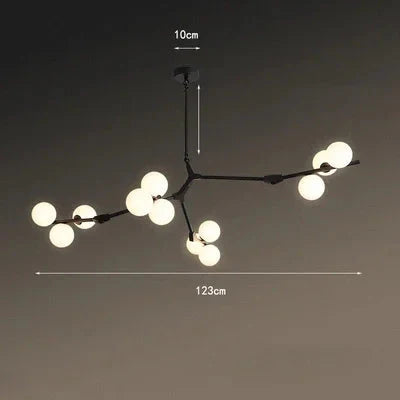 ChandelierDecor - Glass Balls Chandelier - Handcrafted Beauty and Elegance