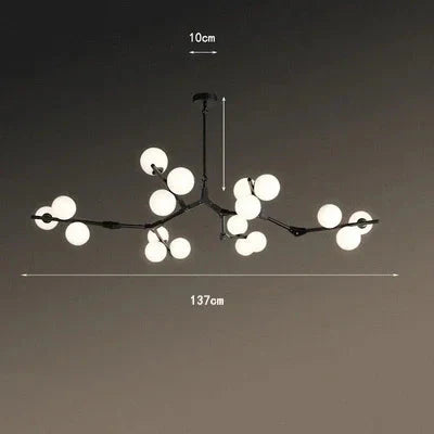 ChandelierDecor - Glass Balls Chandelier - Handcrafted Beauty and Elegance