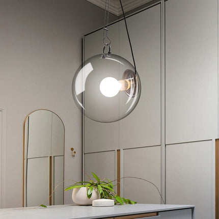 ChandelierDecor - Glass Globe LED Hanging Light Chandelier