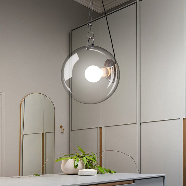 ChandelierDecor - Glass Globe LED Hanging Light Chandelier