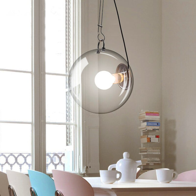 ChandelierDecor - Glass Globe LED Hanging Light Chandelier