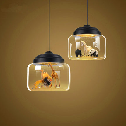 ChandelierDecor - Glass Lamp Cafe Kindergarten Study Kids Room Lights